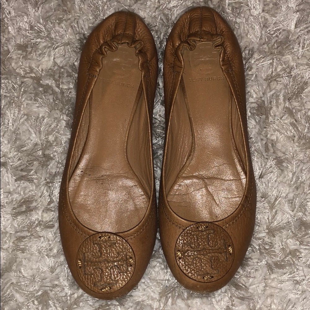 Tory Burch Nude Flats